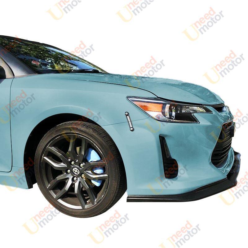 Fit 2014-2016 Scion TC All Model Black V3 Style Front Bumper Lip Spoiler - Image 5