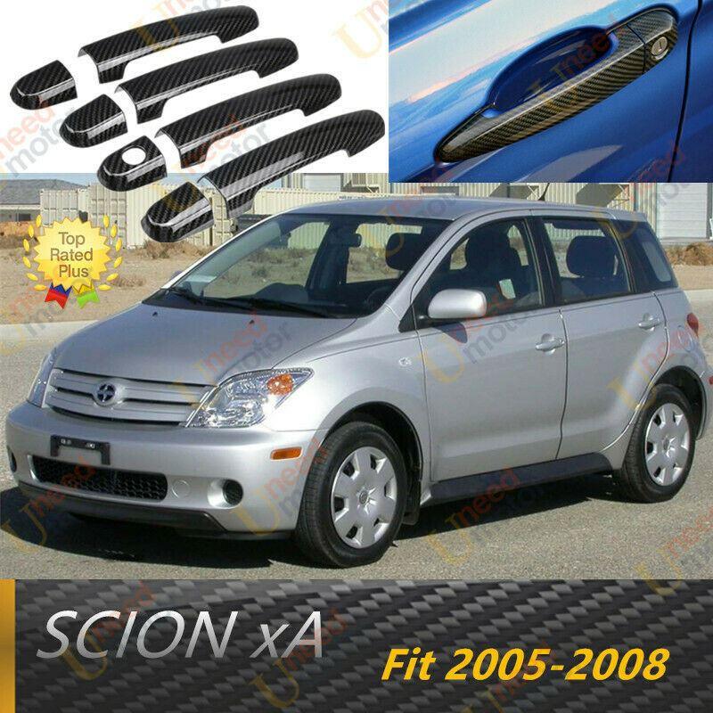 Fit 2005-2008 Scion xA Door Handle Cover Trim (Carbon Fiber Print) - Image 2