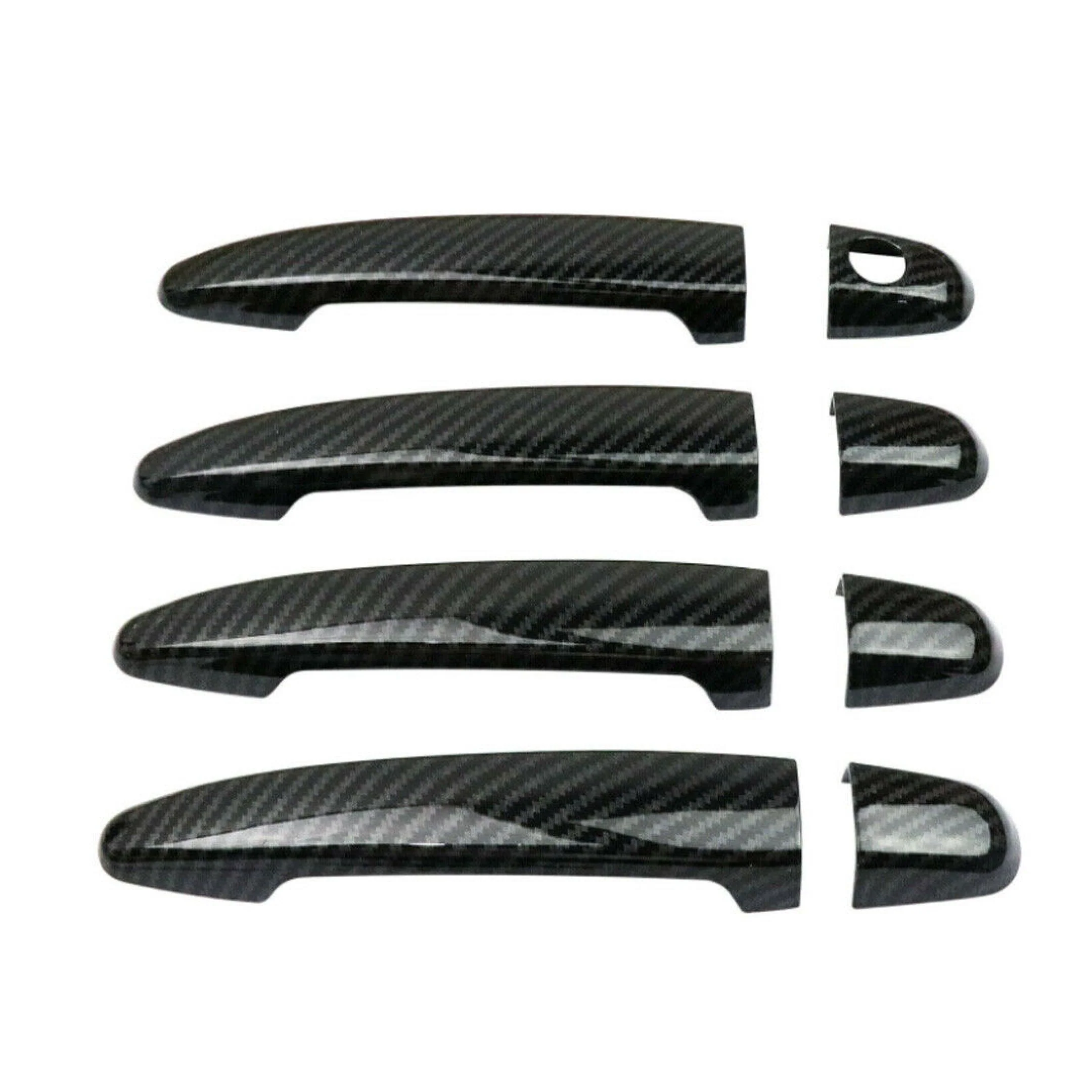 Fit 2008-2016 Scion xB Door Handle Cover Trim (Carbon Fiber Print) - Image 2
