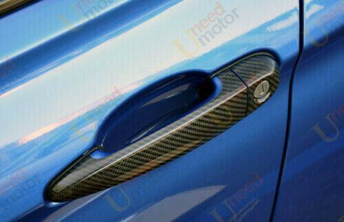 Fit 2011-2014 Scion xD Door Handle Cover Trim(Carbon Fiber Print, Smart Holes) - Image 3