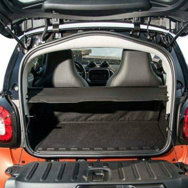 Fits 2015-2019 SMART Fortwo Rear Trunk Retractable Tonneau Cargo Cover (Black) - Image 3