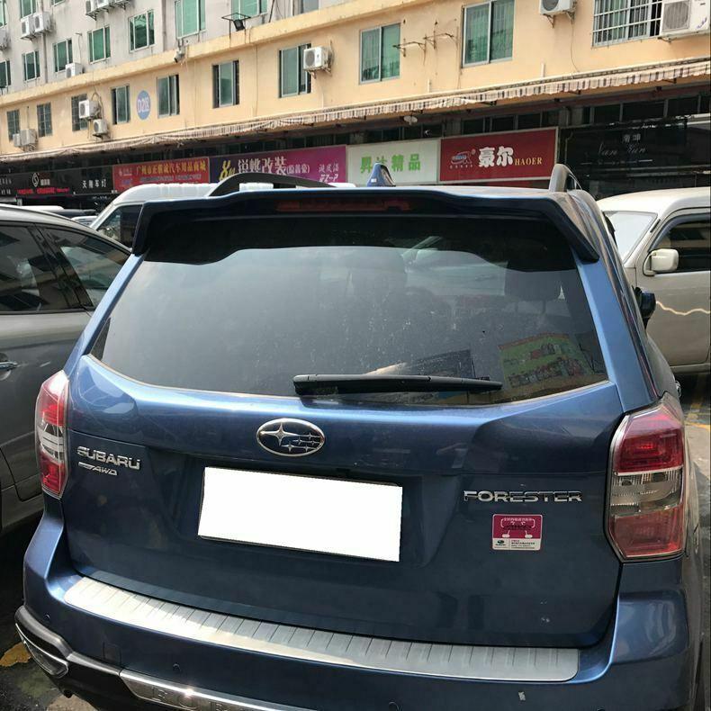 Fit 2014-2018 Subaru Forester OEM Style Roof Spoiler Wing (Unpainted / Matte Black) - Image 2