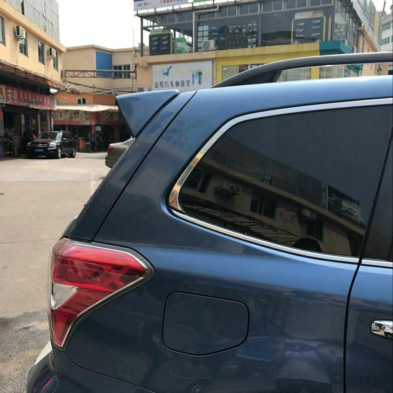 Fit 2014-2018 Subaru Forester OEM Style Roof Spoiler Wing (Unpainted / Matte Black) - Image 4
