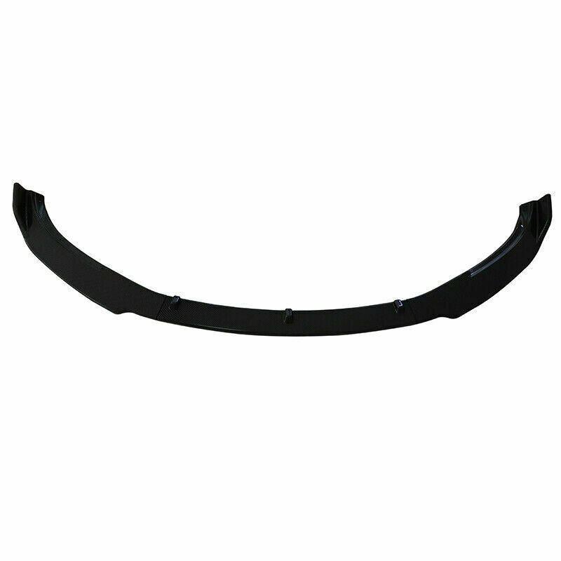 Front Lip & Spoiler - Carbon Fiber Print | Fits Tesla Model 3 (2017-2024) - Image 2