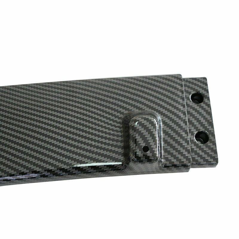 Front Lip & Spoiler - Carbon Fiber Print | Fits Tesla Model 3 (2017-2024) - Image 4