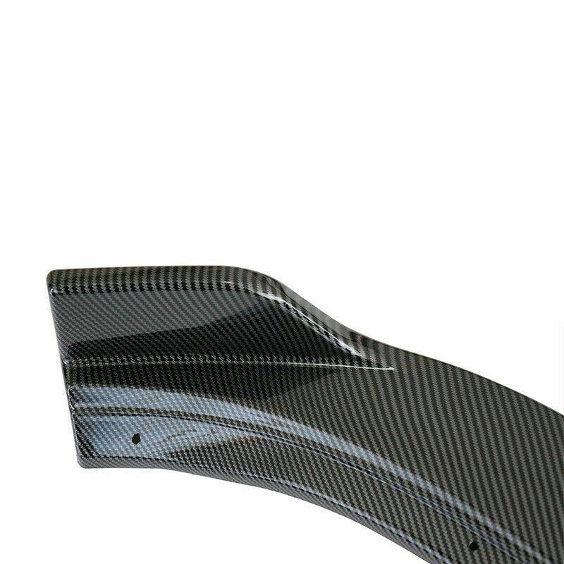Front Lip & Spoiler - Carbon Fiber Print | Fits Tesla Model 3 (2017-2024) - Image 5