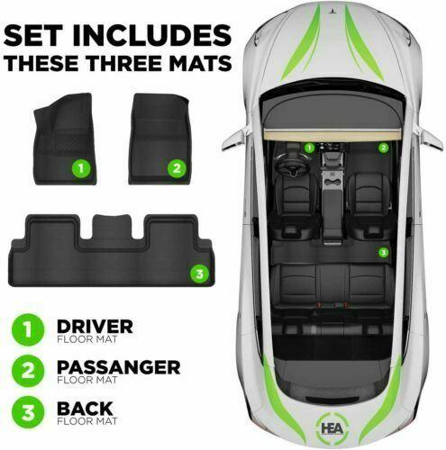 Fit 2017-2020 Tesla Model 3 Floor Mats Anti Spill Lazer Cut Floor Mats - Image 6