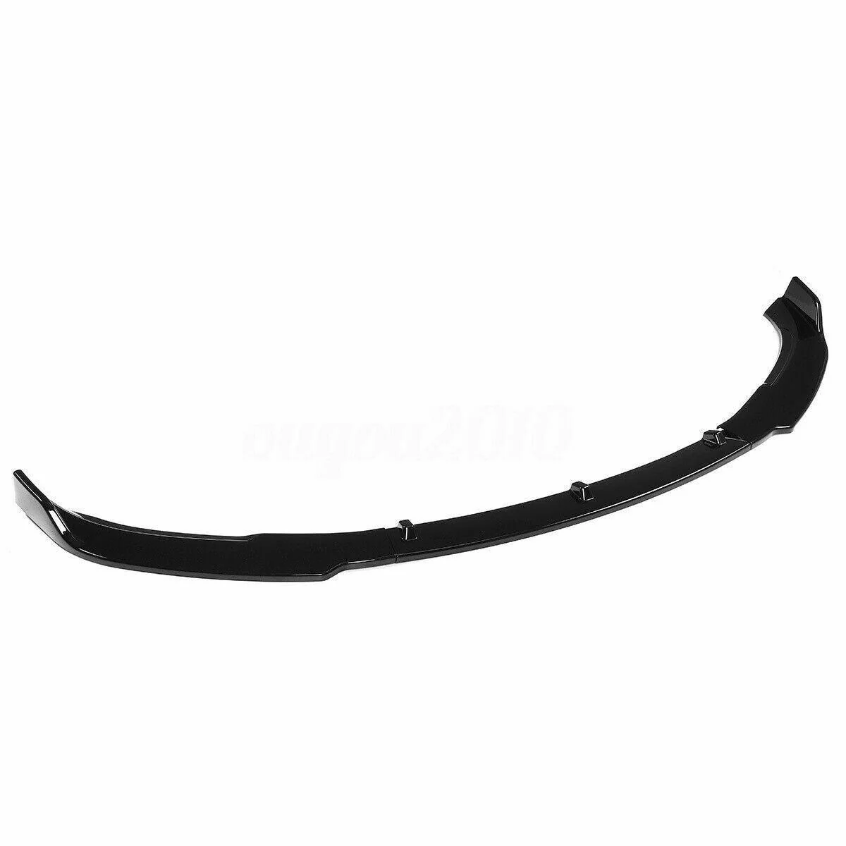 Fit 2017-2020 Tesla Model 3 Front Bumper Lip Splitter Chin (Gloss Black) - Image 3