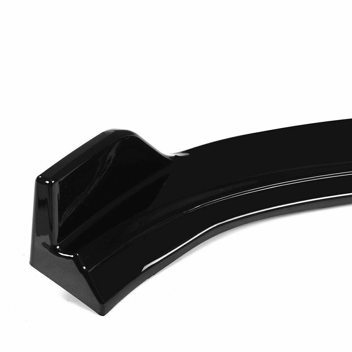 Fit 2017-2020 Tesla Model 3 Front Bumper Lip Splitter Chin (Gloss Black) - Image 6