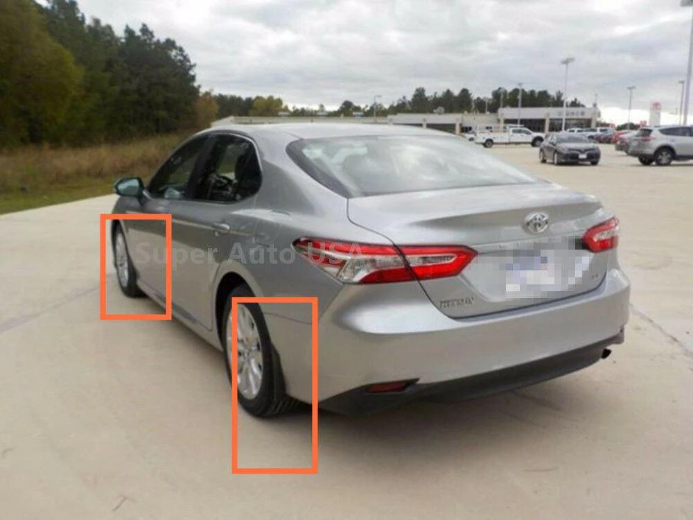 Fit 2018-2024 Toyota Camry LE Model Splash Guards 4 PCS Mud Flaps Guards Set - Image 7