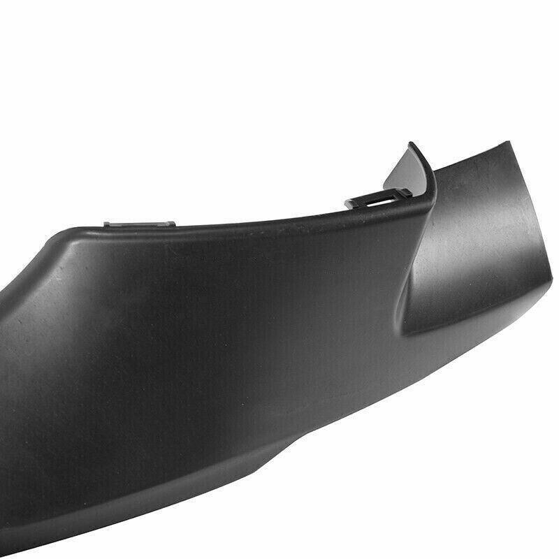 Fit 2014-2016 Toyota Corolla Base Model Front Bumper Lip Spoiler (Unpainted Matte Black) - Image 3