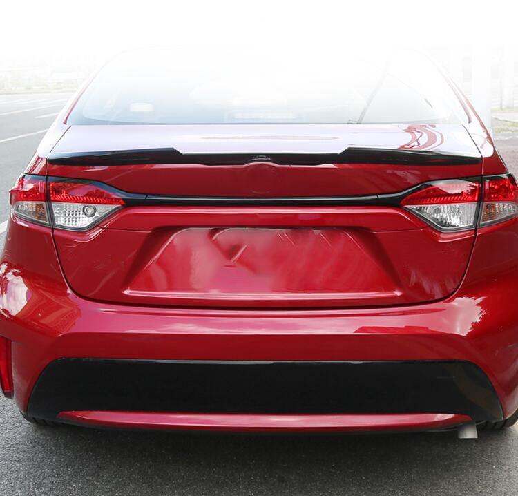 Fit 2020-2021 Toyota Corolla Rear Tail Trunk Spoiler Wing (Unpainted / Matte Black) - Image 4