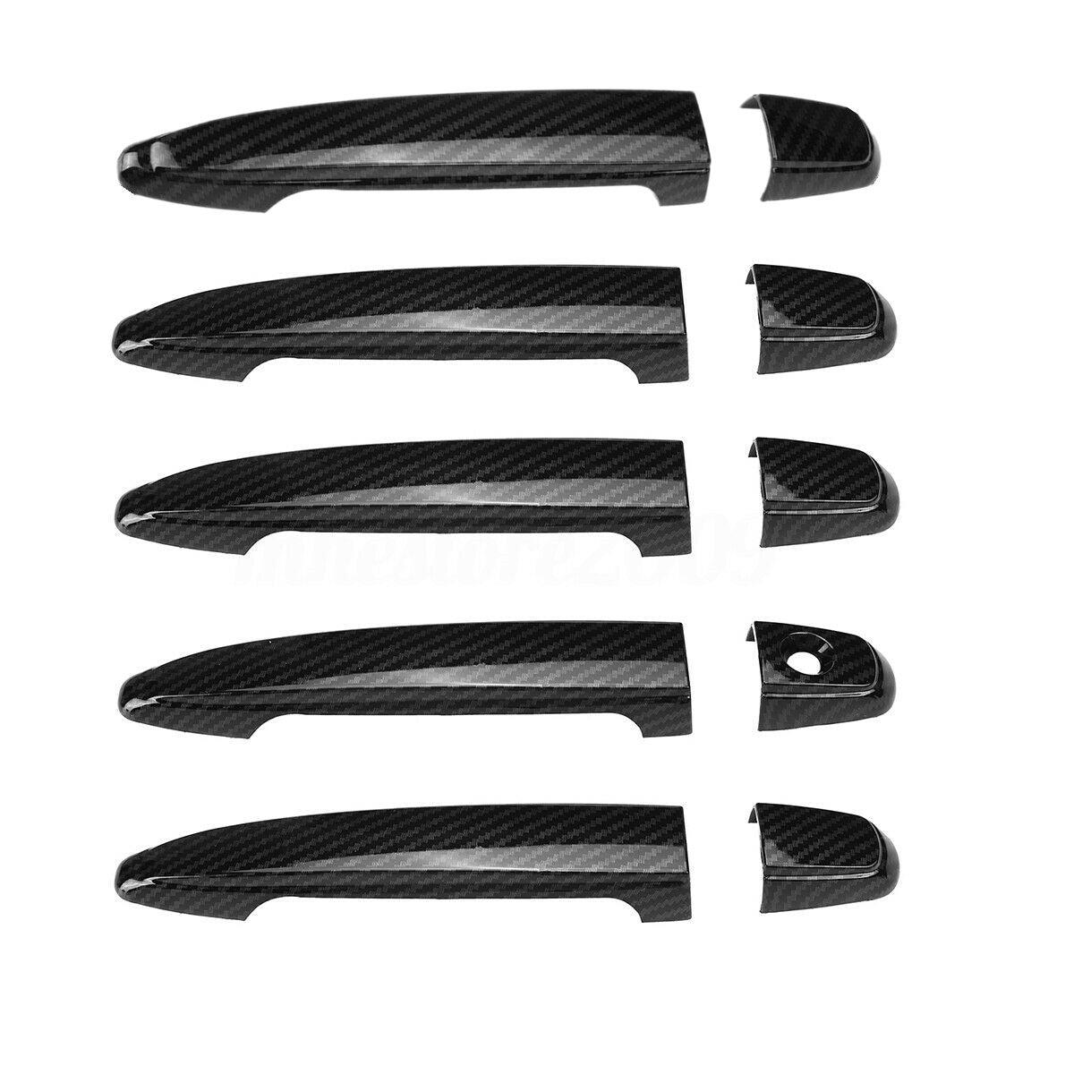 Fit 2002-2011 Toyota Matrix Door Handle Cover Trim (Carbon Fiber Print)