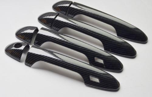 Fit 2016-2021 Toyota Tacoma Door Handle Covers (Carbon Fiber Print, Smart Holes) - Image 3