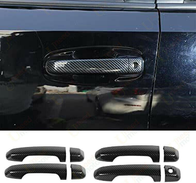 Fit 2007-2021 Toyota Tundra Door Handle Covers Trim (Carbon Fiber Print) - Image 5