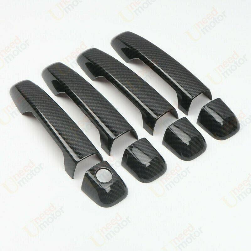 Fit 2007-2021 Toyota Tundra Door Handle Covers Trim (Carbon Fiber Print) - Image 7