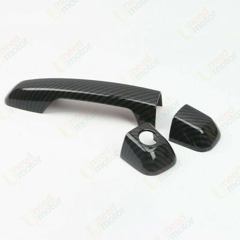 Fit 2007-2021 Toyota Tundra Door Handle Covers Trim (Carbon Fiber Print) - Image 8