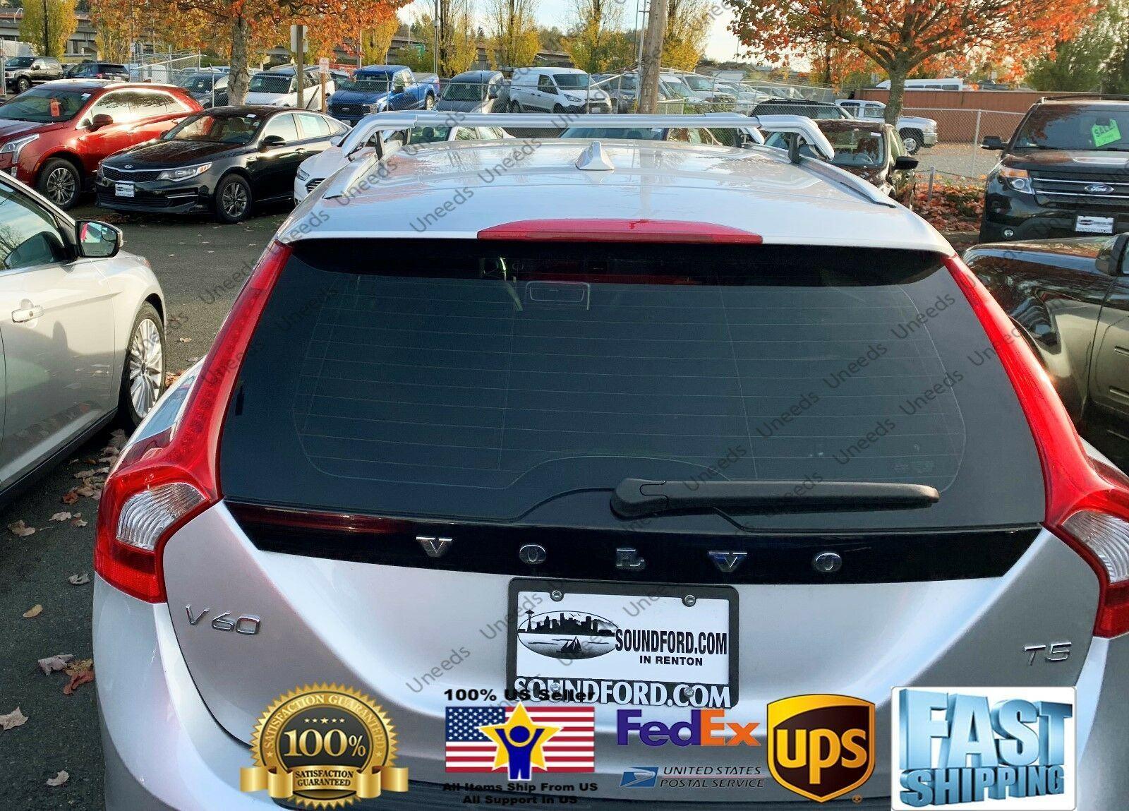 Fit 2010-2019 VOLVO V60 Sliver Roof Rack Crossbar Luggage Carrier - Image 3