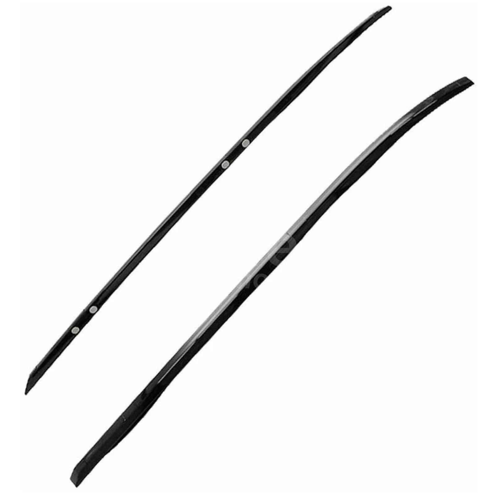 Fit 2012-2016 Honda CRV CR-V Black Silver Roof Rack Side Rail Bar Cross Bar Set - Image 7