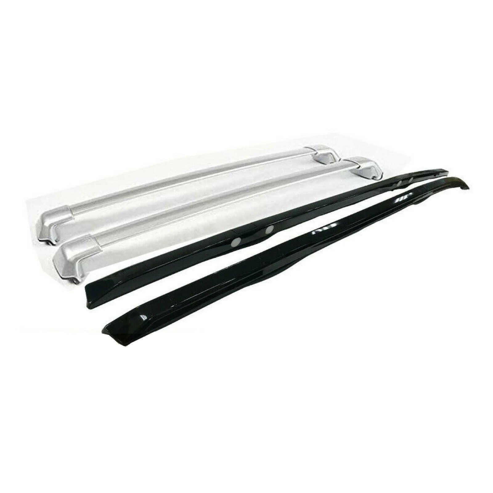 Fit 2012-2016 Honda CRV CR-V Black Silver Roof Rack Side Rail Bar Cross Bar Set - Image 8