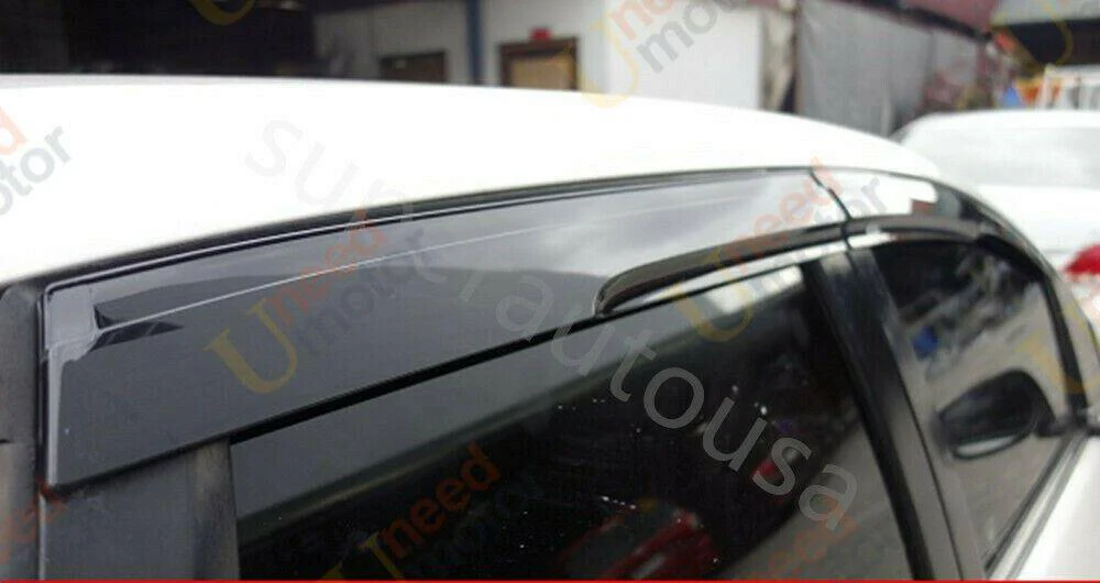 For SORENTO 2016-2020 3D Mugen Style Vent Window Visors Rain Sun Wind Guards Shade Deflectors - Image 4