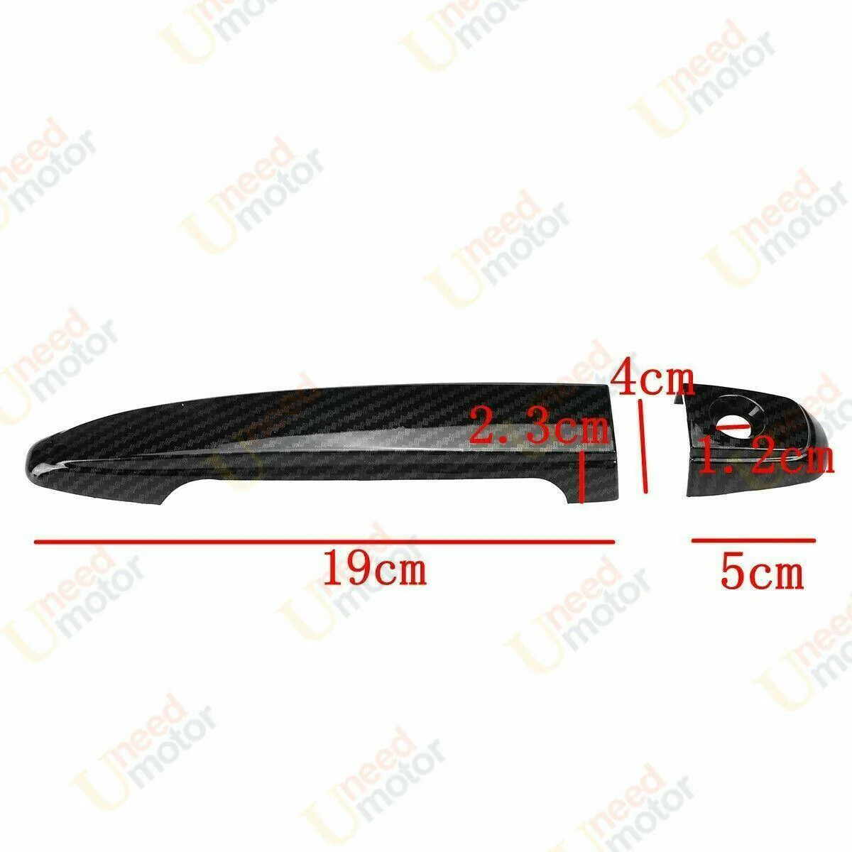 Fit 2004-2009 Lexus RX330 RX350 Door Handle Cover Trim (Carbon Fiber Print) - Image 3