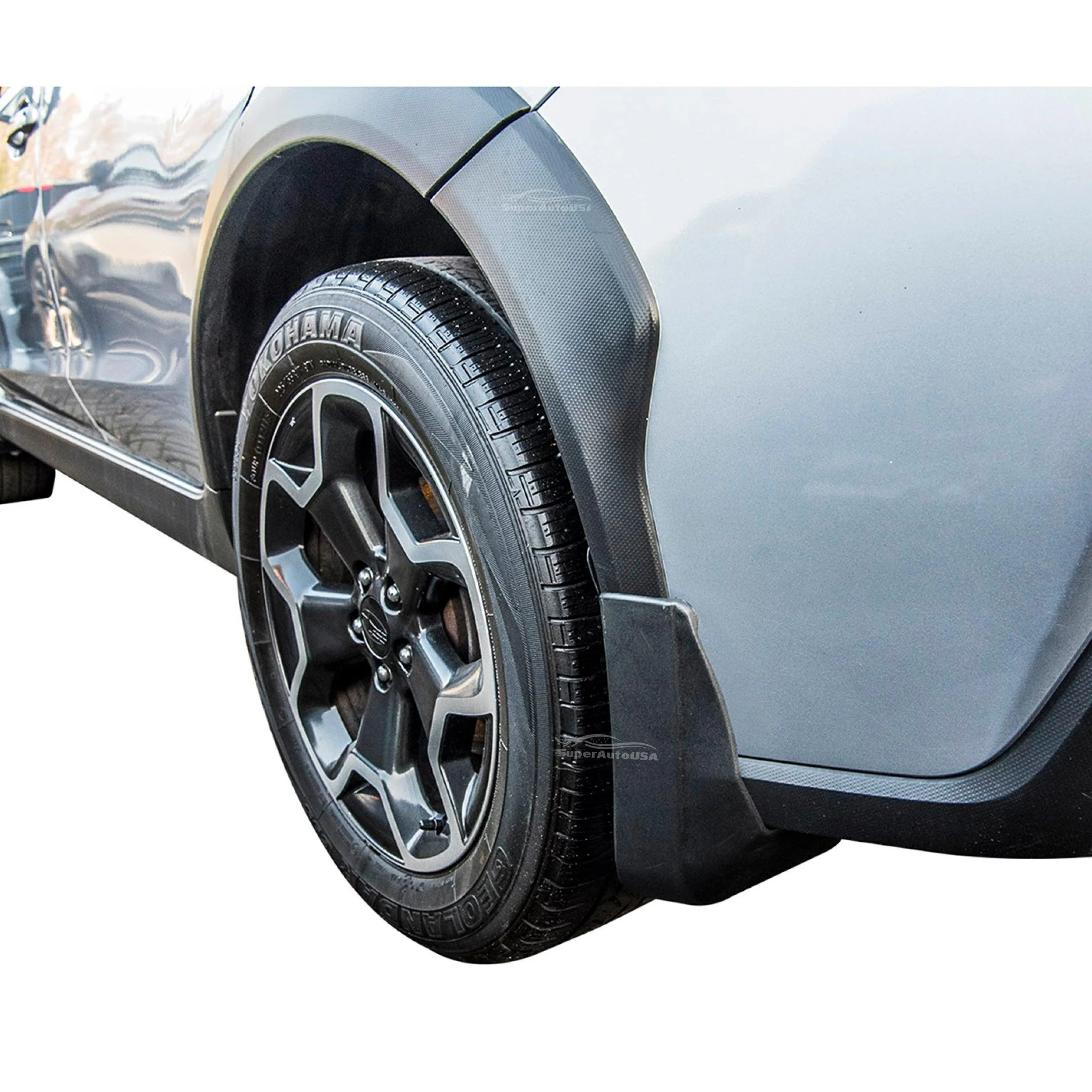 Fit 2018-2021 Subaru Crosstrek 4pcs set BLK Mud Flap Flaps Splash Guards Mudguards - Image 2