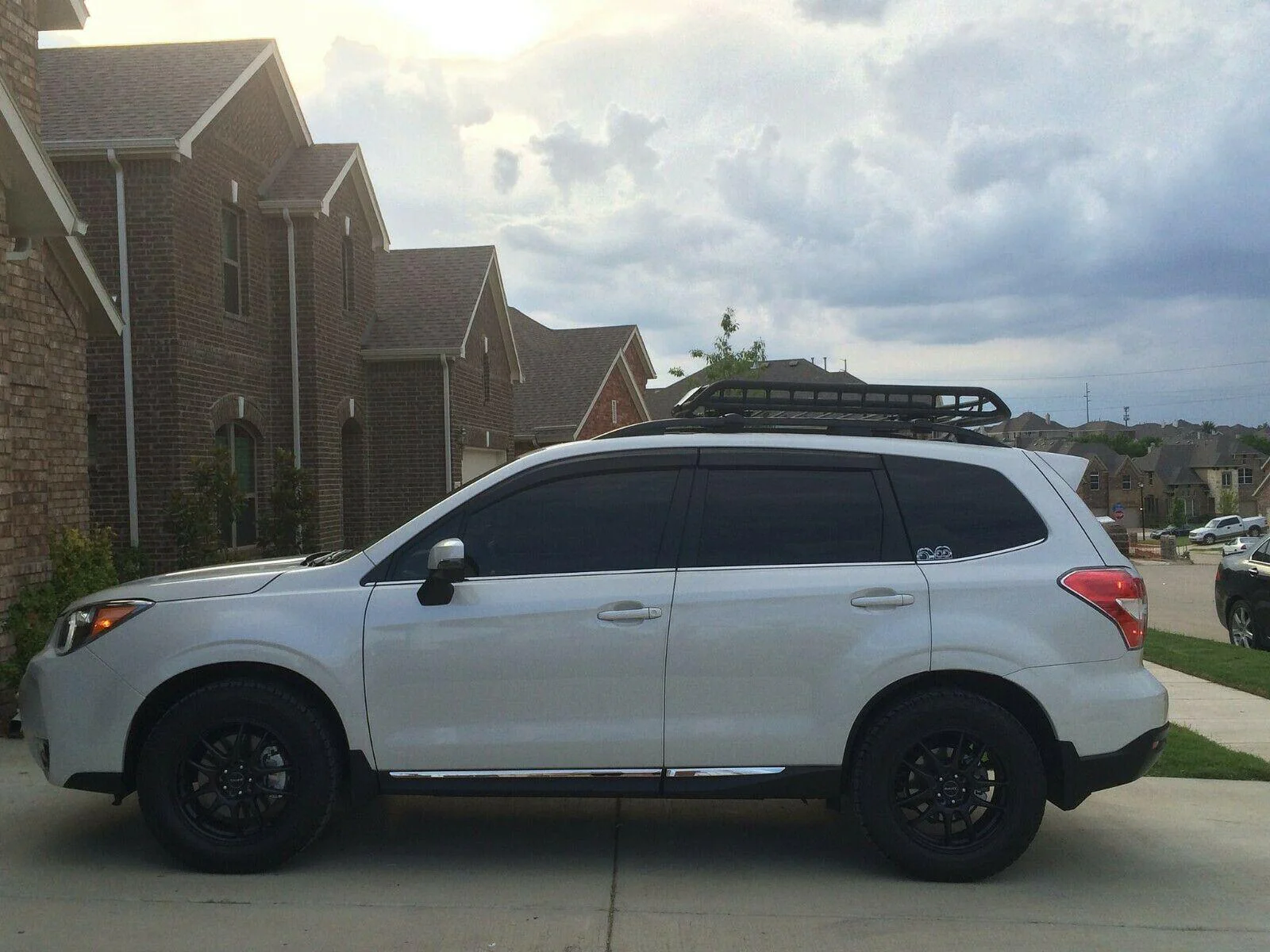Fit 2019-2021 Subaru Forester Out-Channel Vent Window Visors Rain Sun Wind Guards Shade Deflectors - Image 3