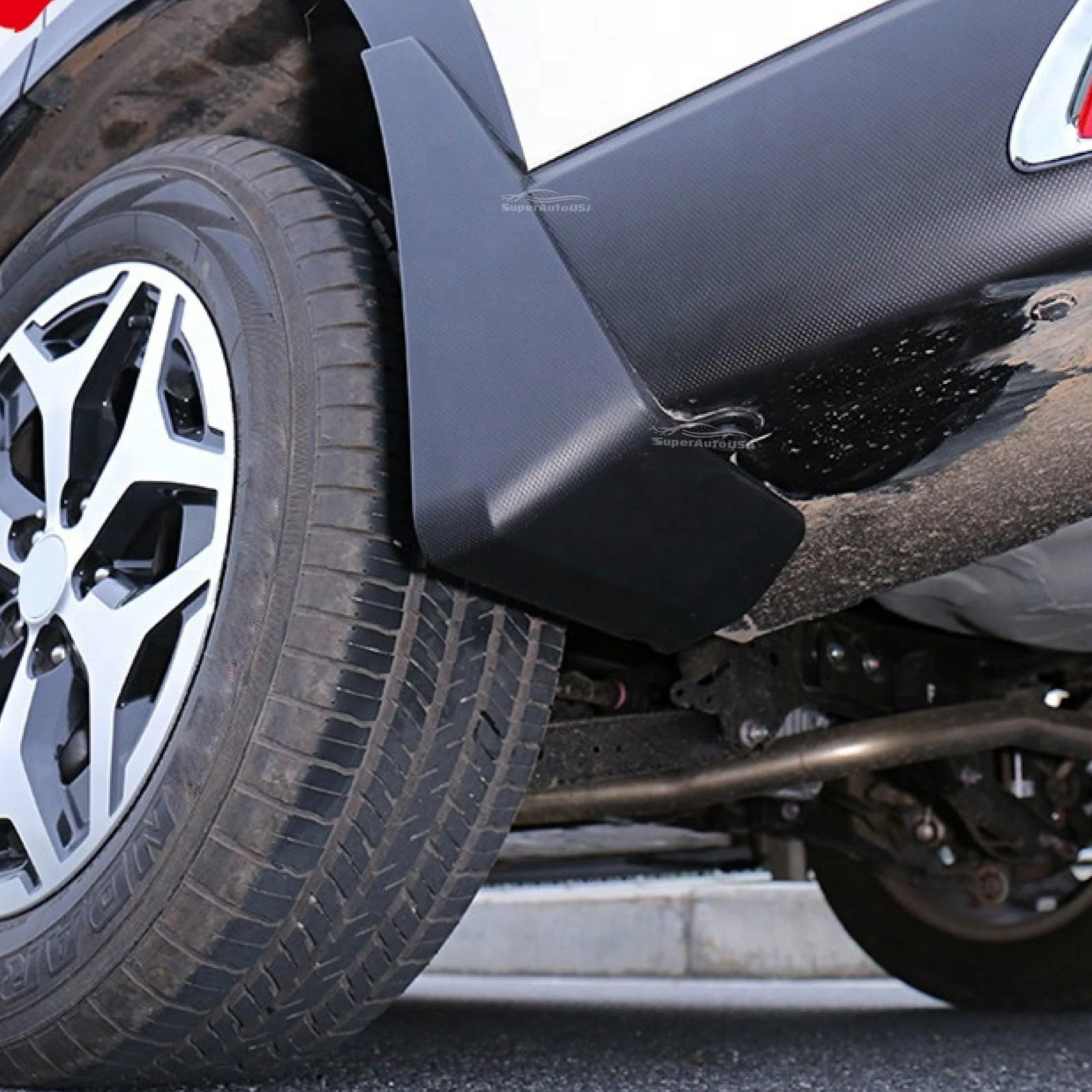 Fit 2019-2022 Subaru Forester 4pcs Mud Flap Flaps Splash Guards Mudguards Black - Image 2