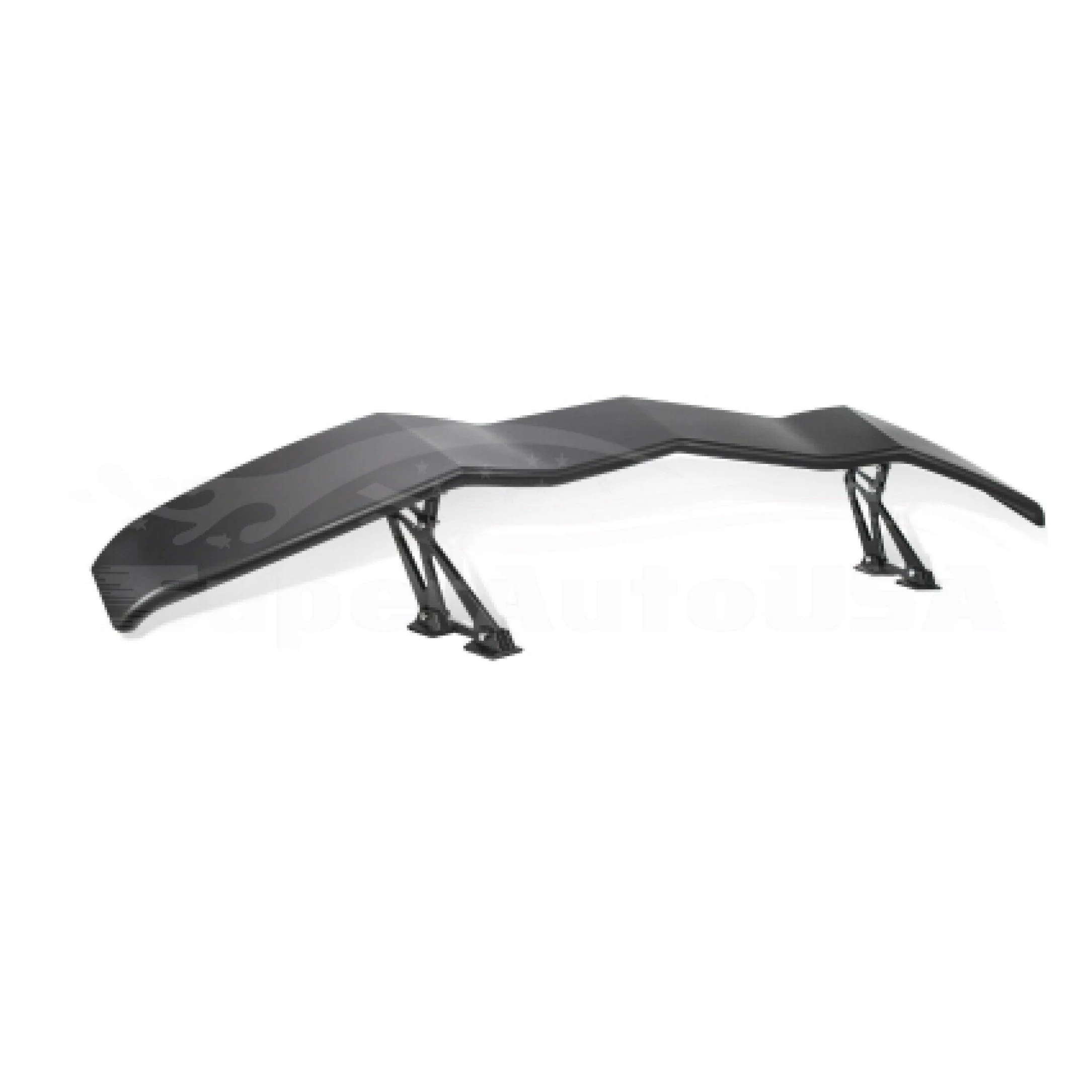 Universal Subaru WRX STI / BRZ / GR86 / FRS - GT Lambo Style Rear Trunk Wing Spoiler - Gloss Black - Image 3