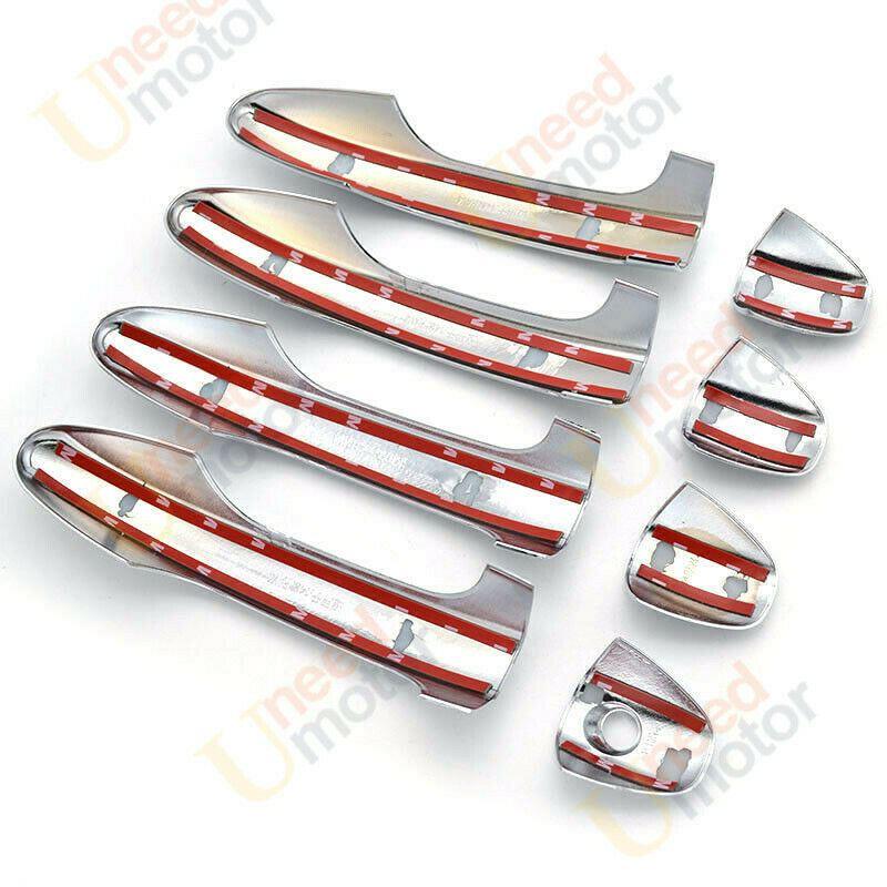 Fit 2003-2009 Toyota 4Runner Door Handle Cover Trims (Mirror Chrome) - Image 4