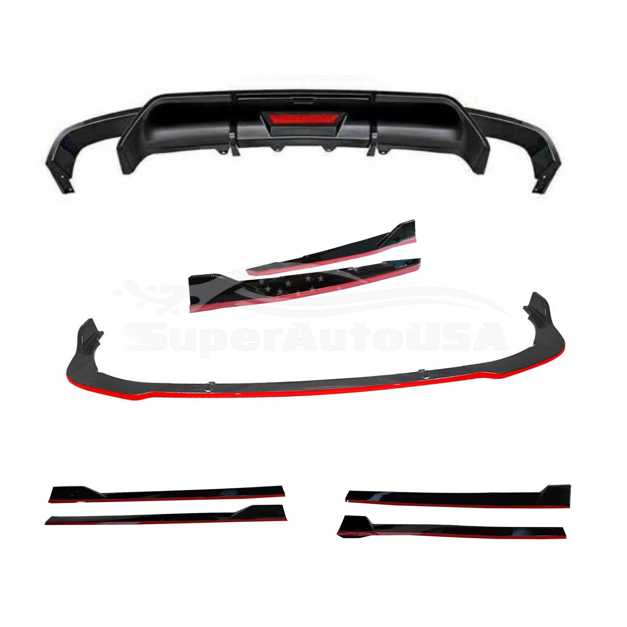 For Full Body Kit Set 4-iN-1 -LED Light Fits Toyota Camry 2018-2024 - Image 11