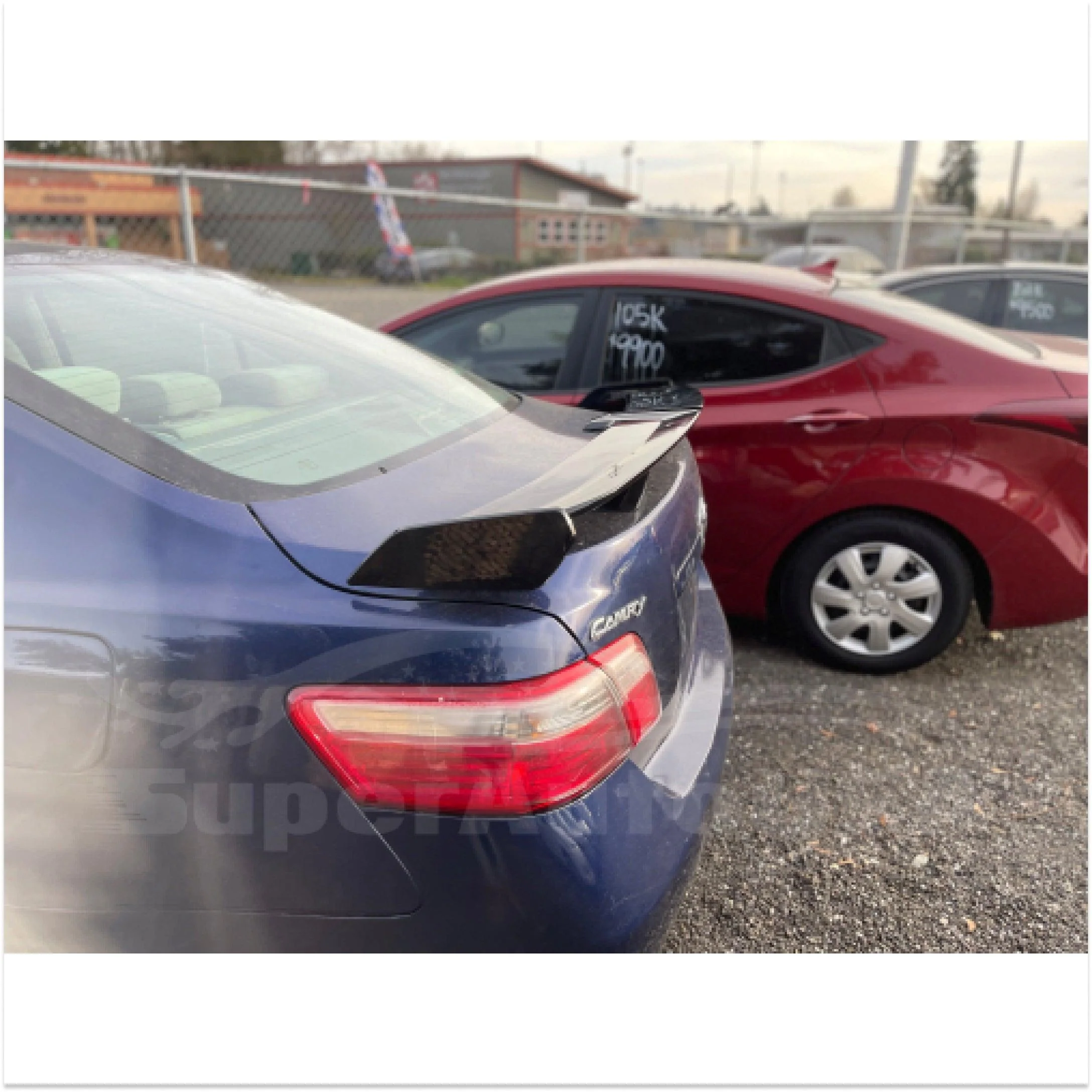 Fit Toyota Corolla 2008-2018 JDM GT Style Gloss Black Rear Trunk Wings Spoiler - Image 3