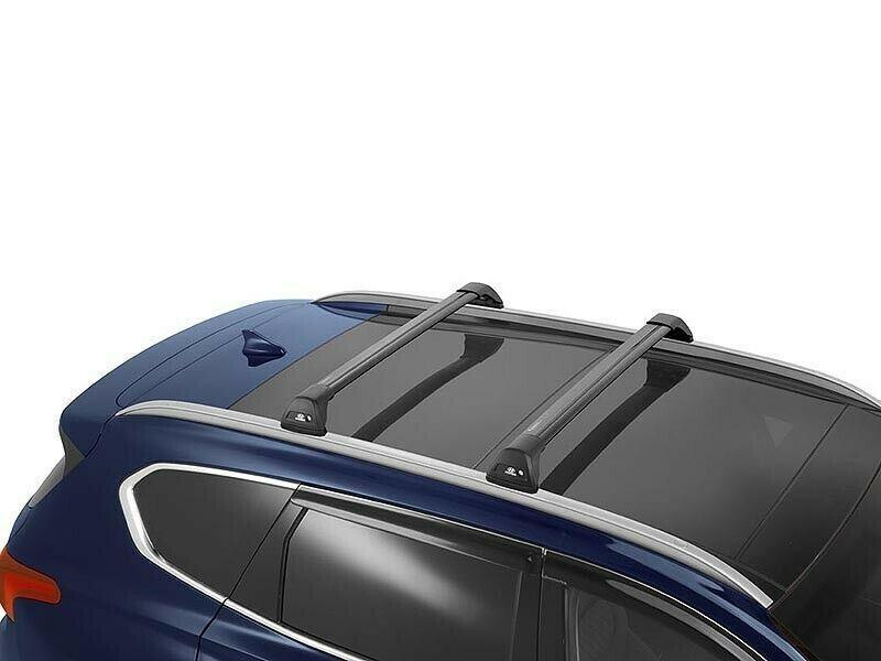 Fit 2019-2020 Toyota RAV4 Baggage Luggage Black Tap Roof Rack Cross Bar - Image 6