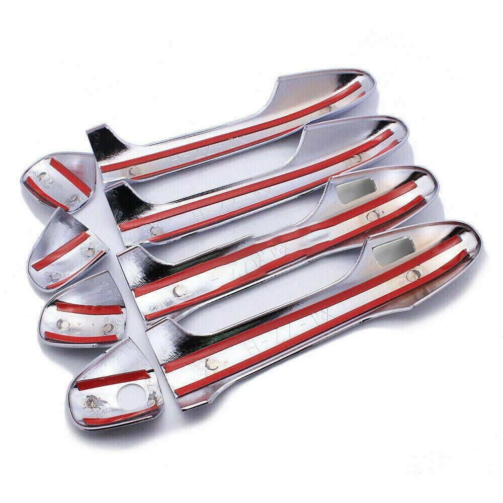 Fit 2016-2021 Toyota Tacoma Door Handle Cover (Mirror Chrome, Smart Holes) - Image 4