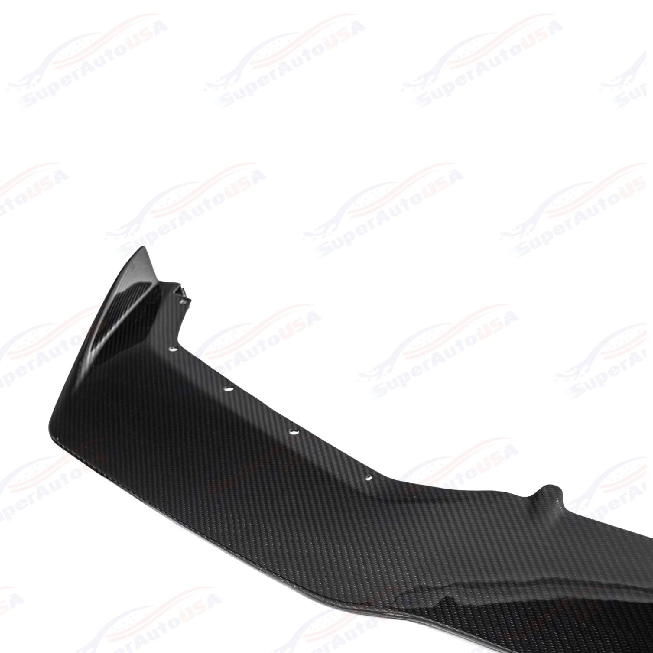 Fits 14-19 Chevrolet Corvette C7 ZR1 Carbon Fiber Front Bumper Lip - Image 4