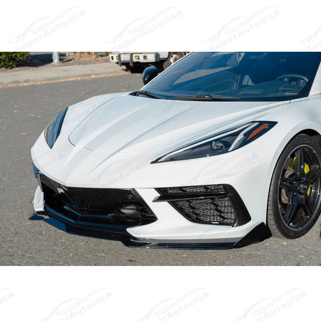 2020+ Chevrolet Corvette C8 - 5VM Front Lip Splitter (2 Pcs) - Image 15