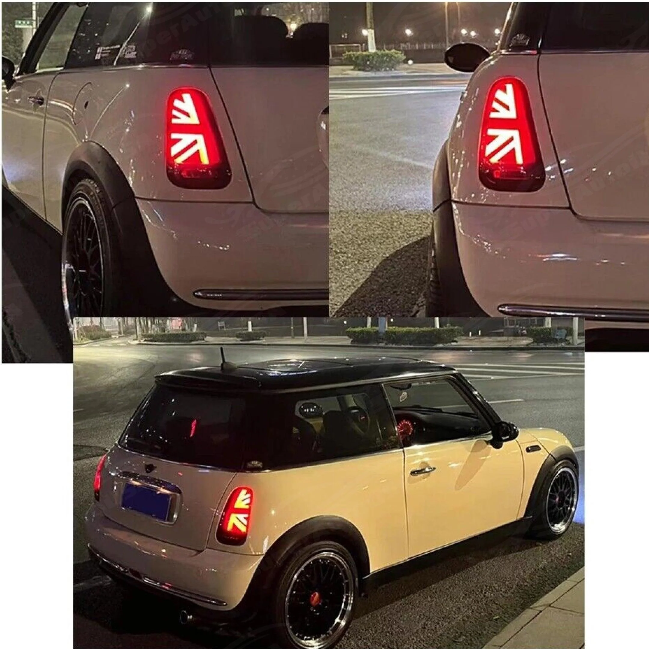 Fits 2001-2006 Mini Cooper R50 R53 LED Tail Light E-Mark Sequential Assembly - Image 2