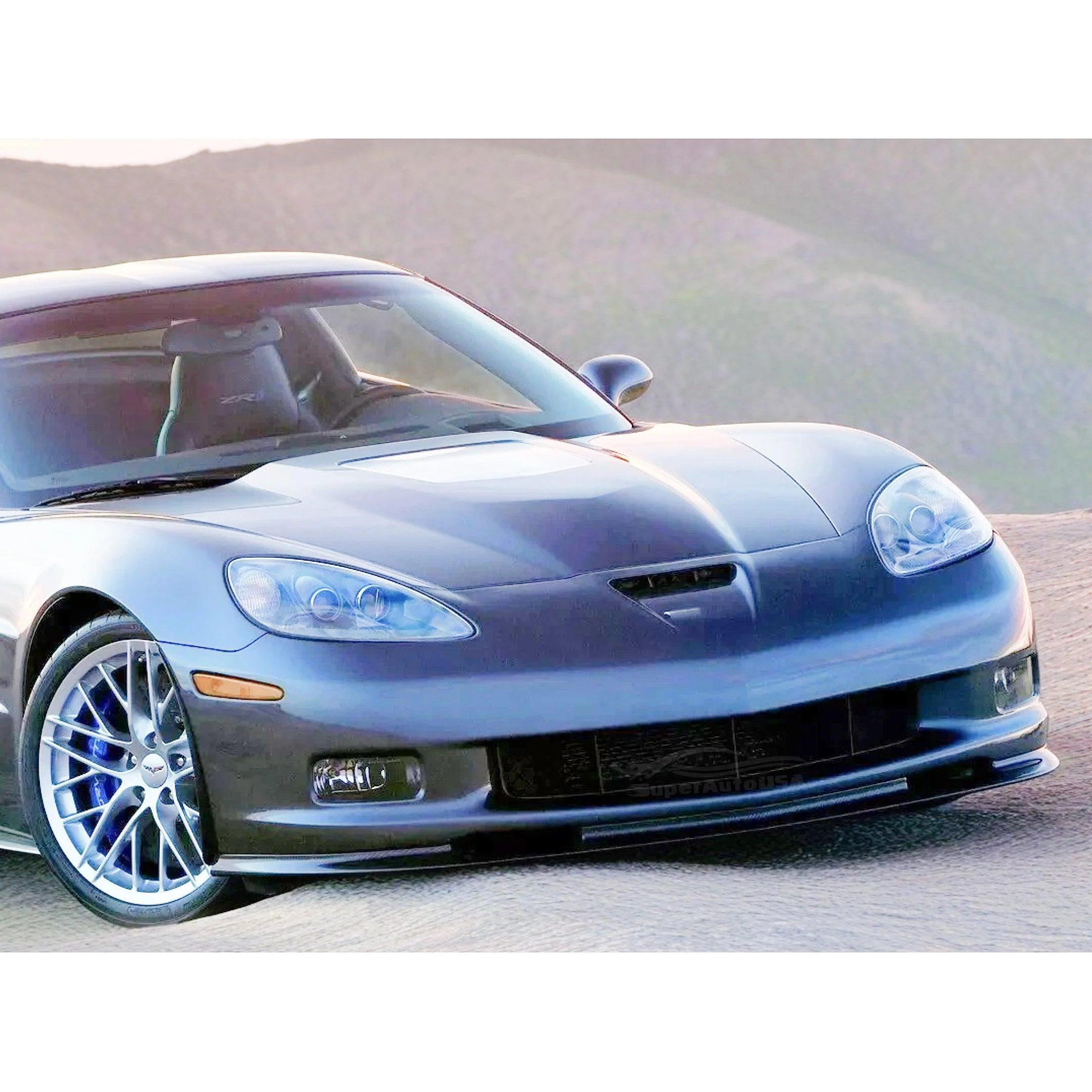 Fits 2005-2013 Chevrolet Corvette C6 ZR1 Style Front Splitter Lip Spoiler - Image 15
