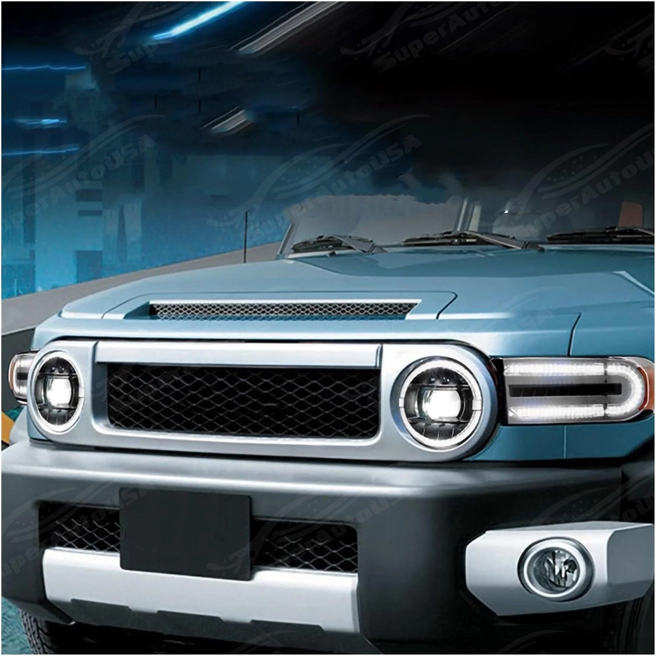 Fits 2007-2014 Toyota FJ Cruiser Full LED Head Light Sequential Assembly - Image 6
