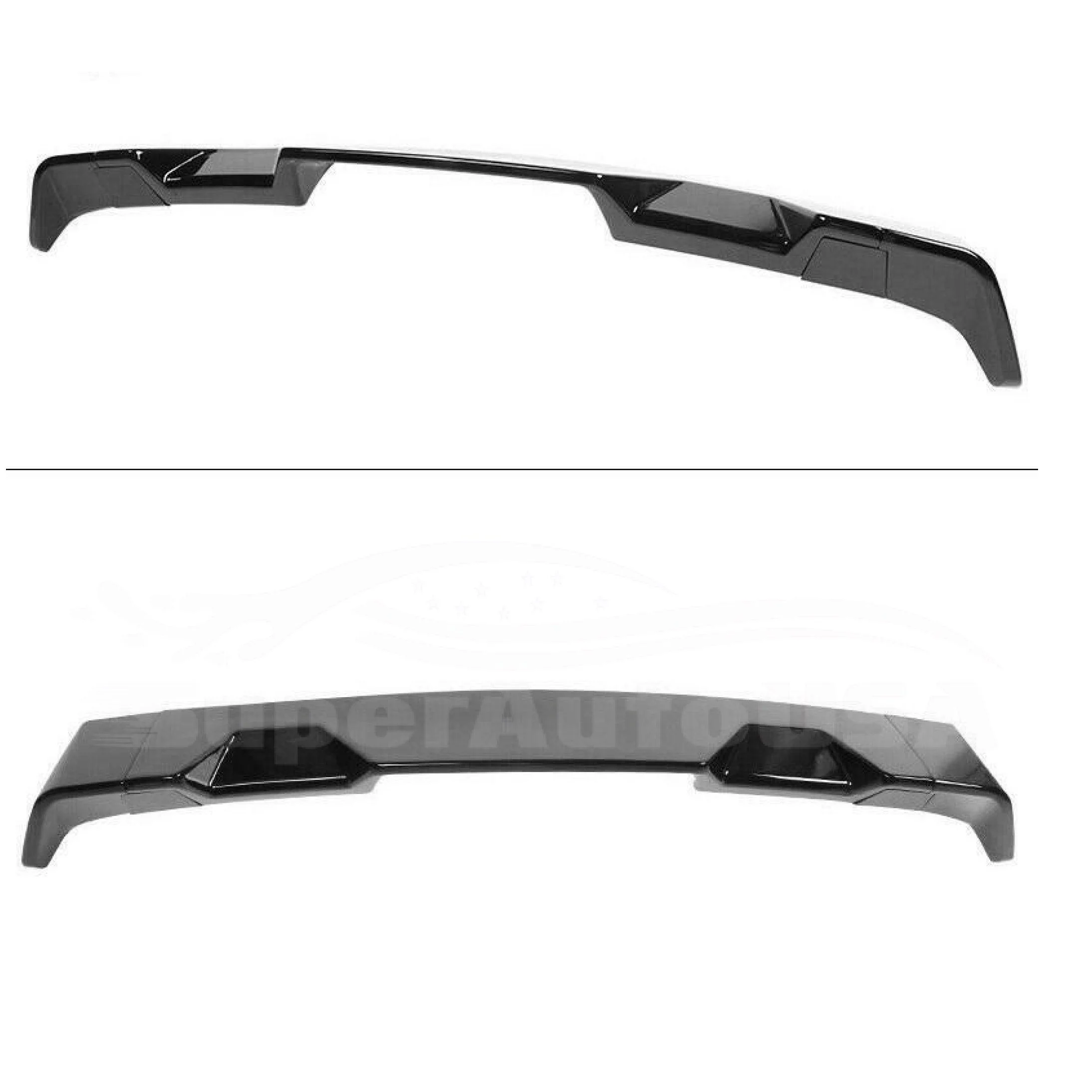 Fits 2008-2014 GMC Sierra 2500 HD Rear Protector Truck Cab Spoiler (Gloss Black) - Image 4