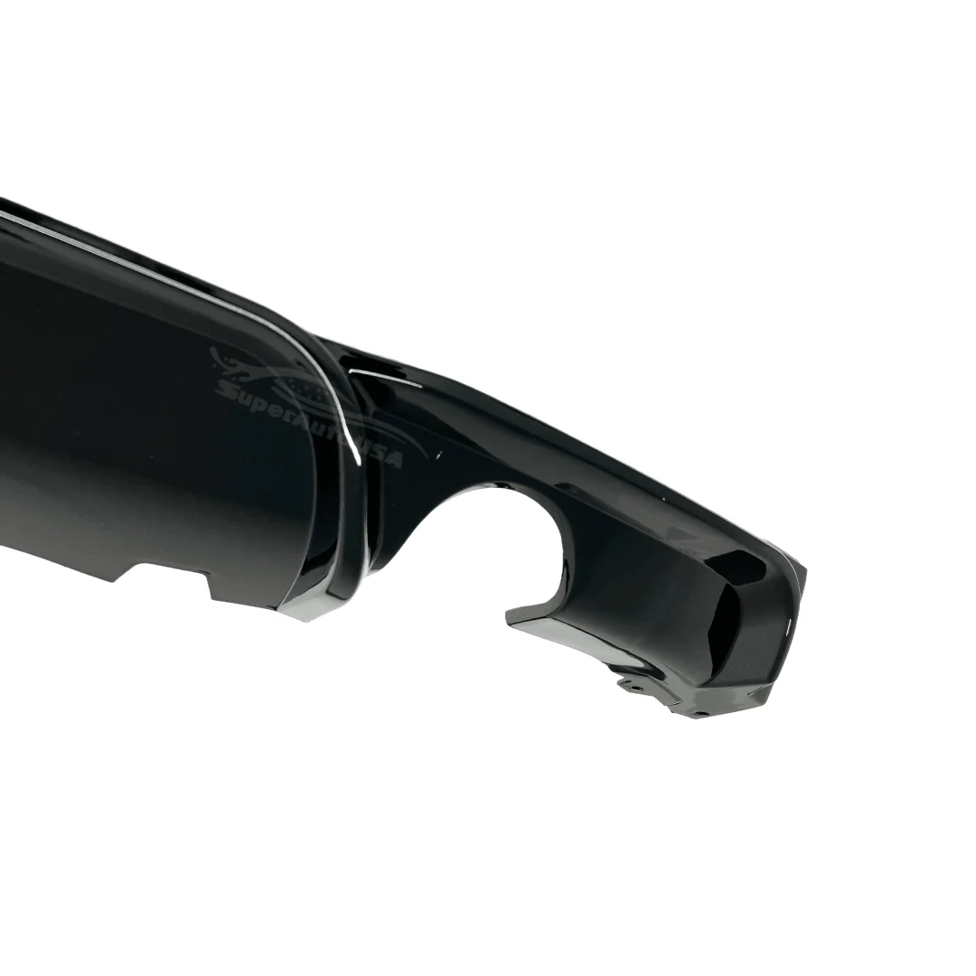 Fits 2012-2018 BMW 3 Series F30 Dual Exhaust Rear Bumper Diffuser with LED Light - Image 10