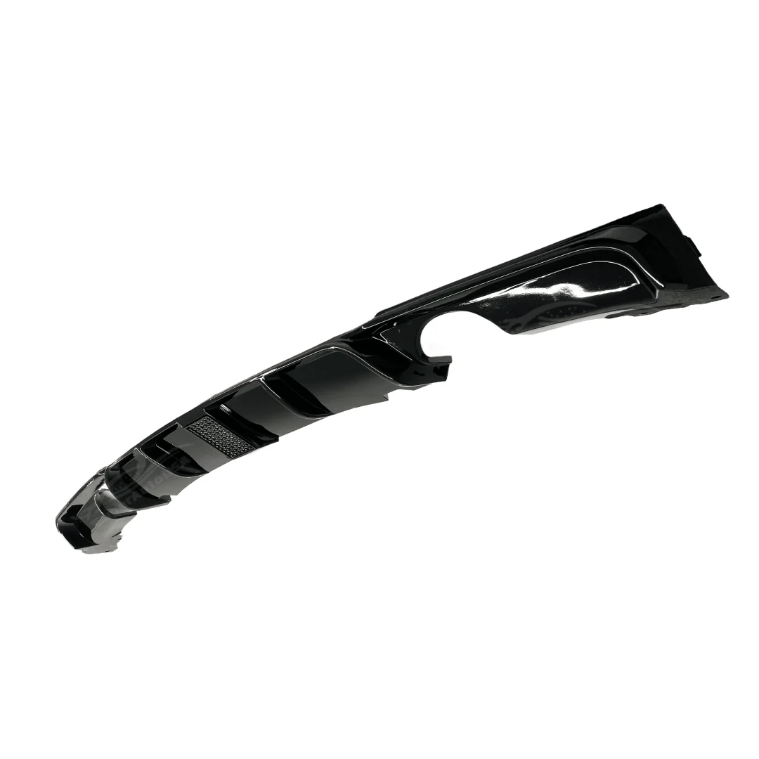 Fits 2012-2018 BMW 3 Series F30 Dual Exhaust Rear Bumper Diffuser with LED Light - Image 7