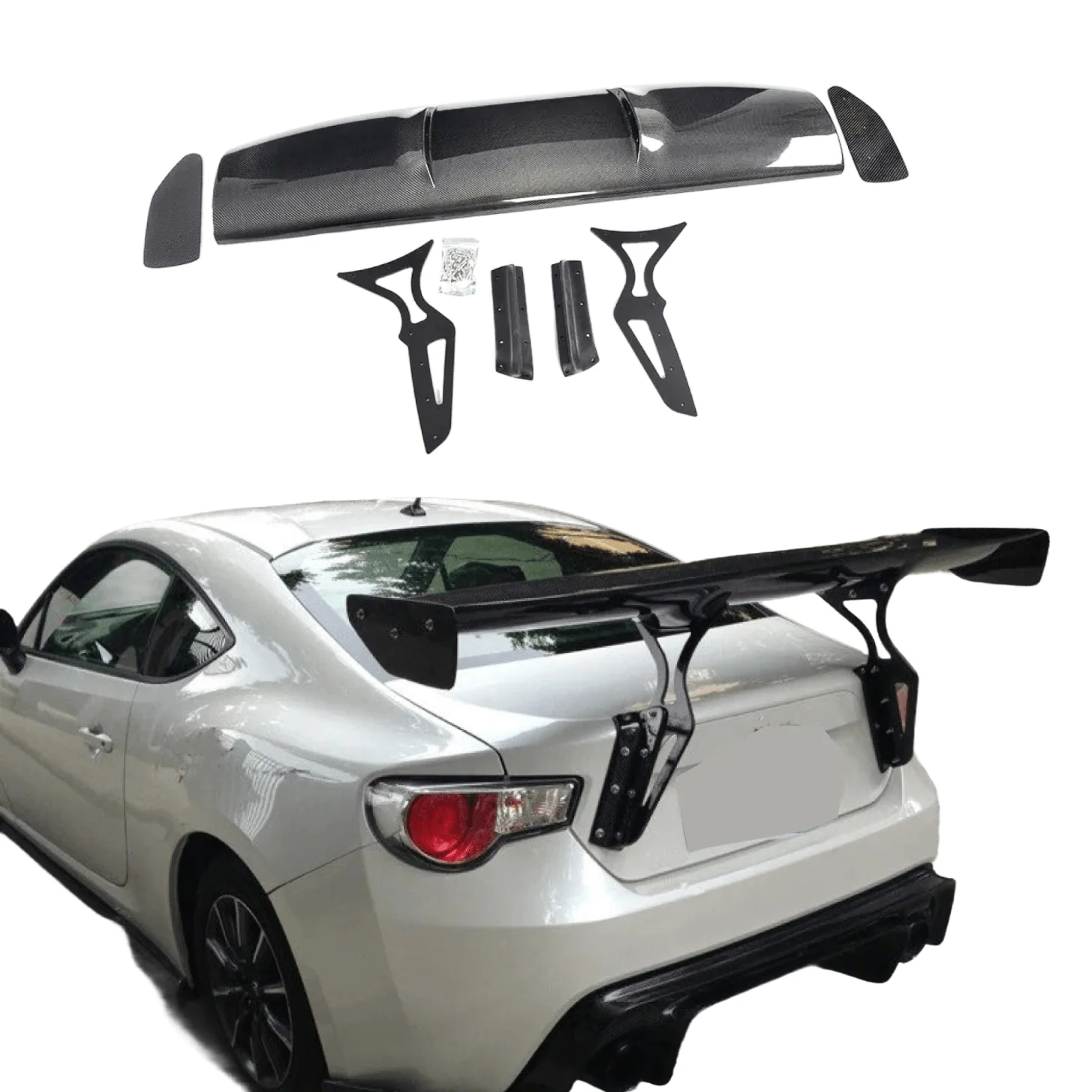 Fits 2012-2021 Toyota GT86 Subaru BRZ Scion FR-S Real Carbon Fiber Rear Trunk Spoiler Wing