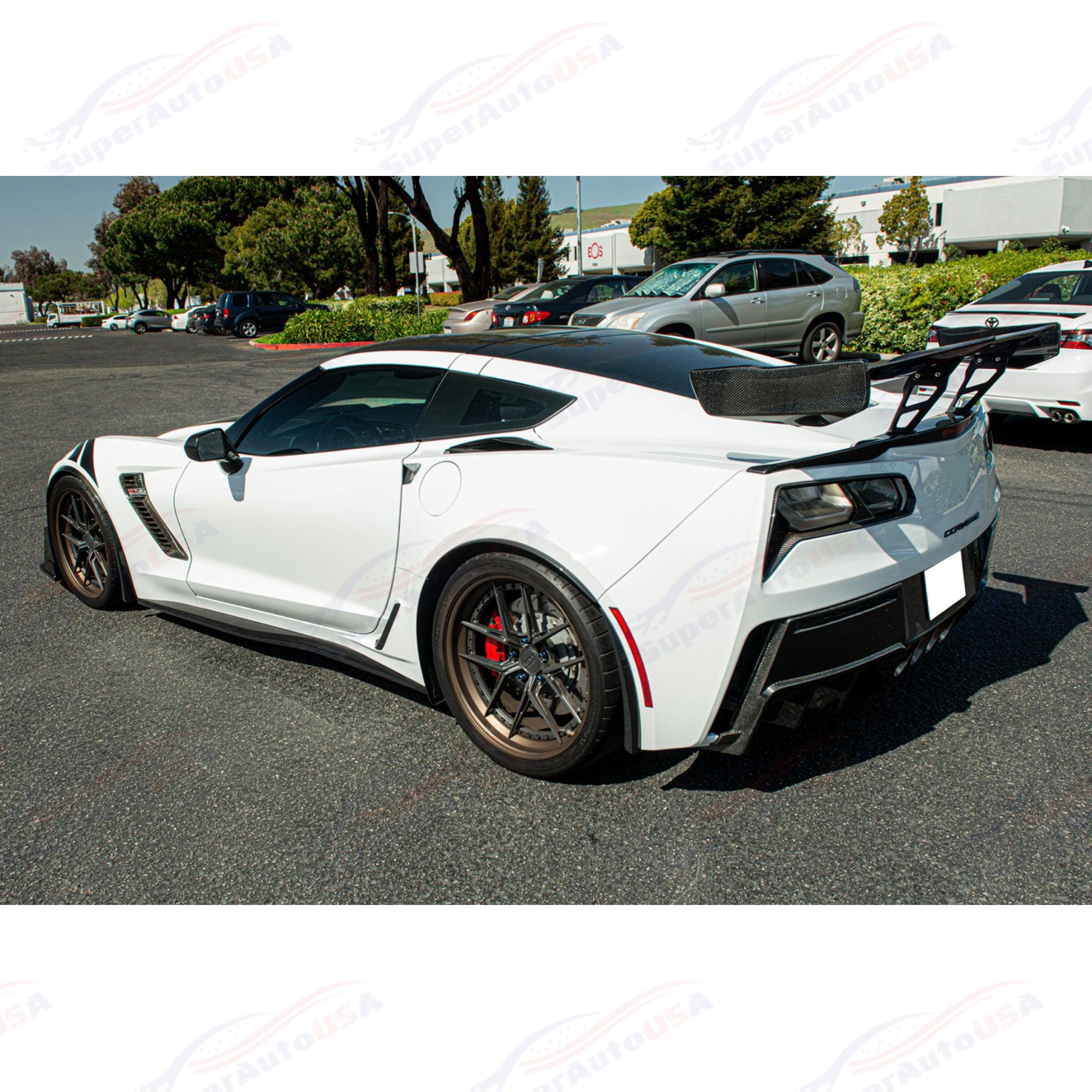 Fits 2014-2019 Chevrolet Corvette Rear Quarter Fender Flare Trim Cover - Image 9