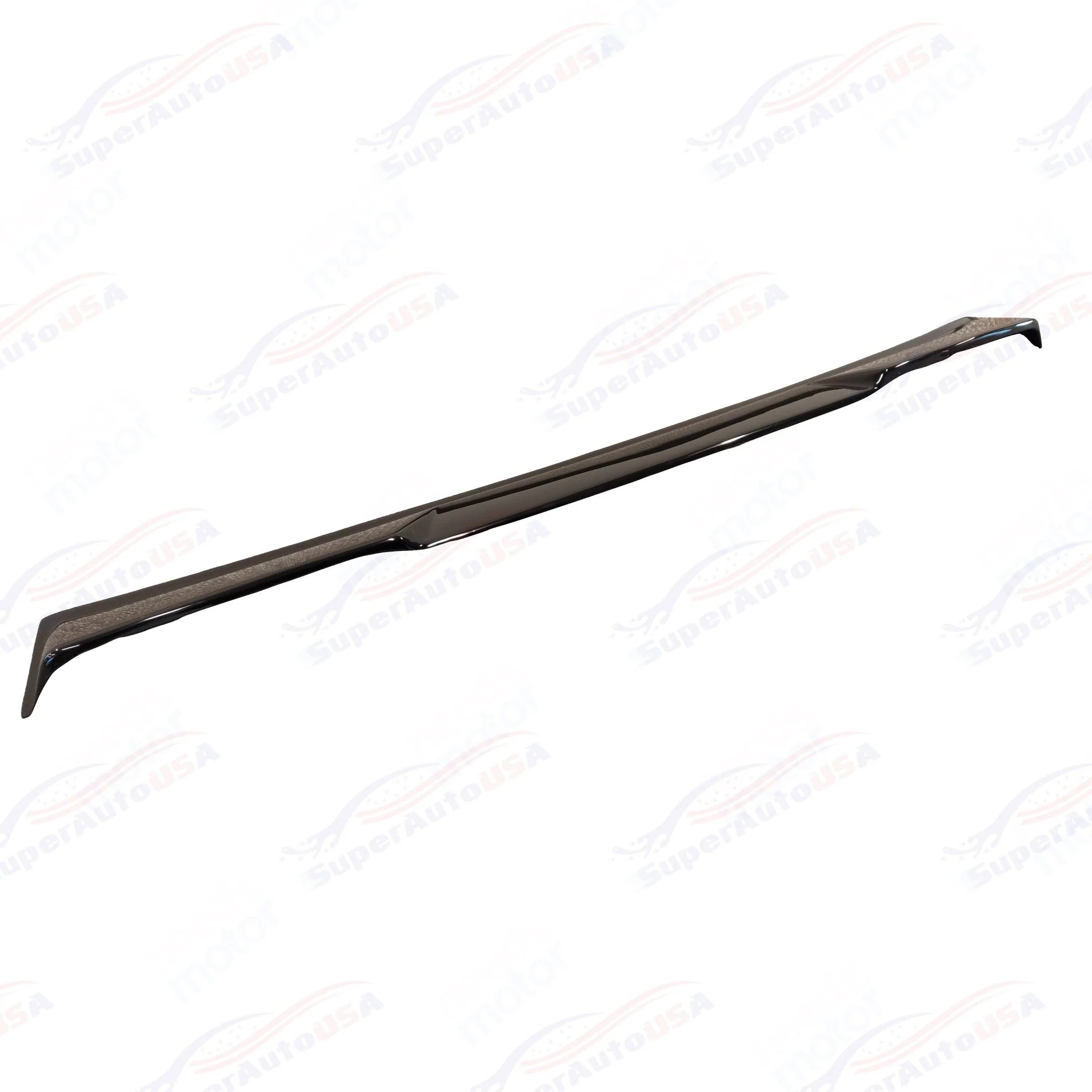 Fits 2014-2025 INFINITI Q60 ABS Gloss Black Rear Roof Window Visor Spoiler Wing - Image 2