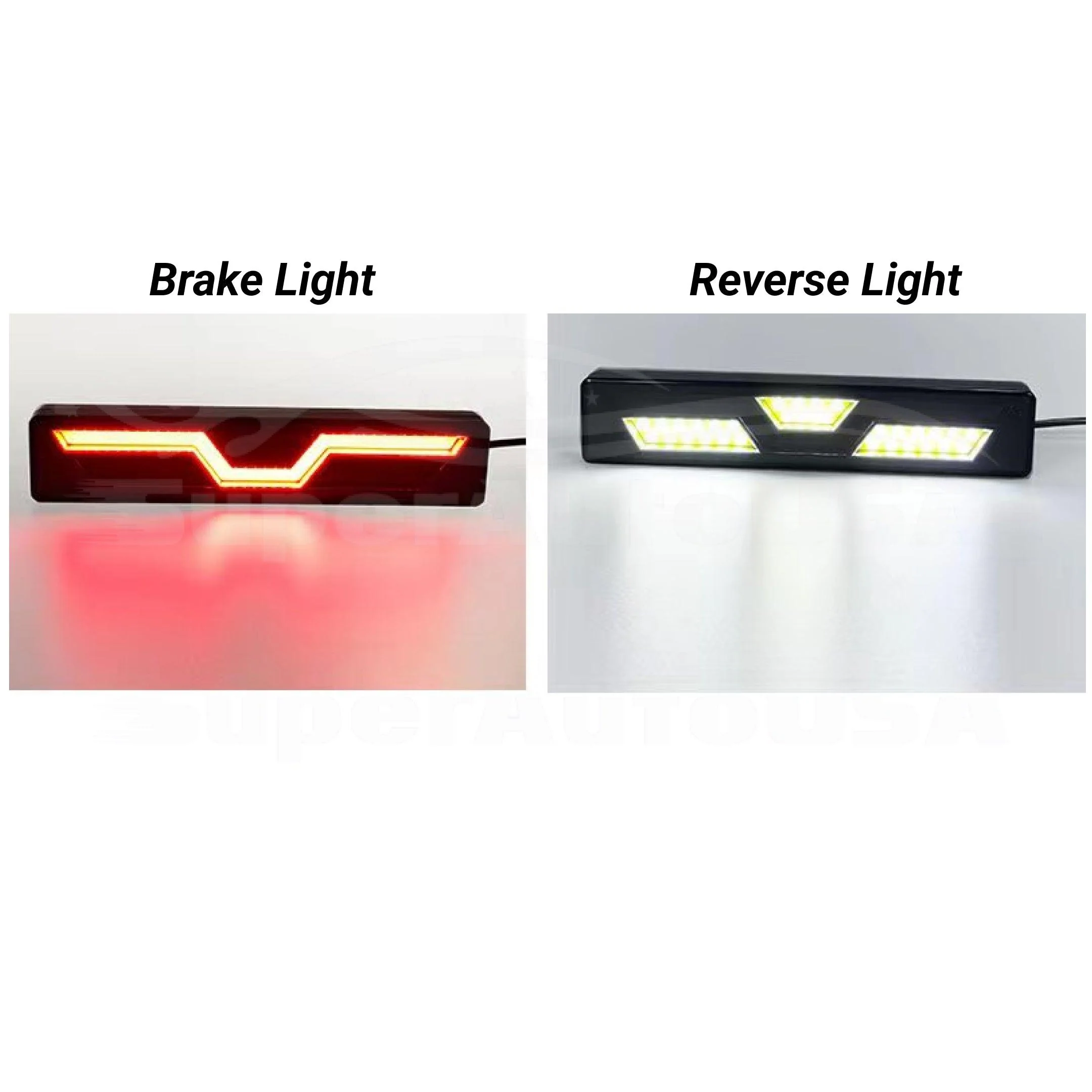 Fits 2016-2021 Honda Civic Hatchback Rear Diffuser Bumper with LED Brake Light Extension (Extra Gloss Carbon Fiber Print and Unpainted Black) - Image 5