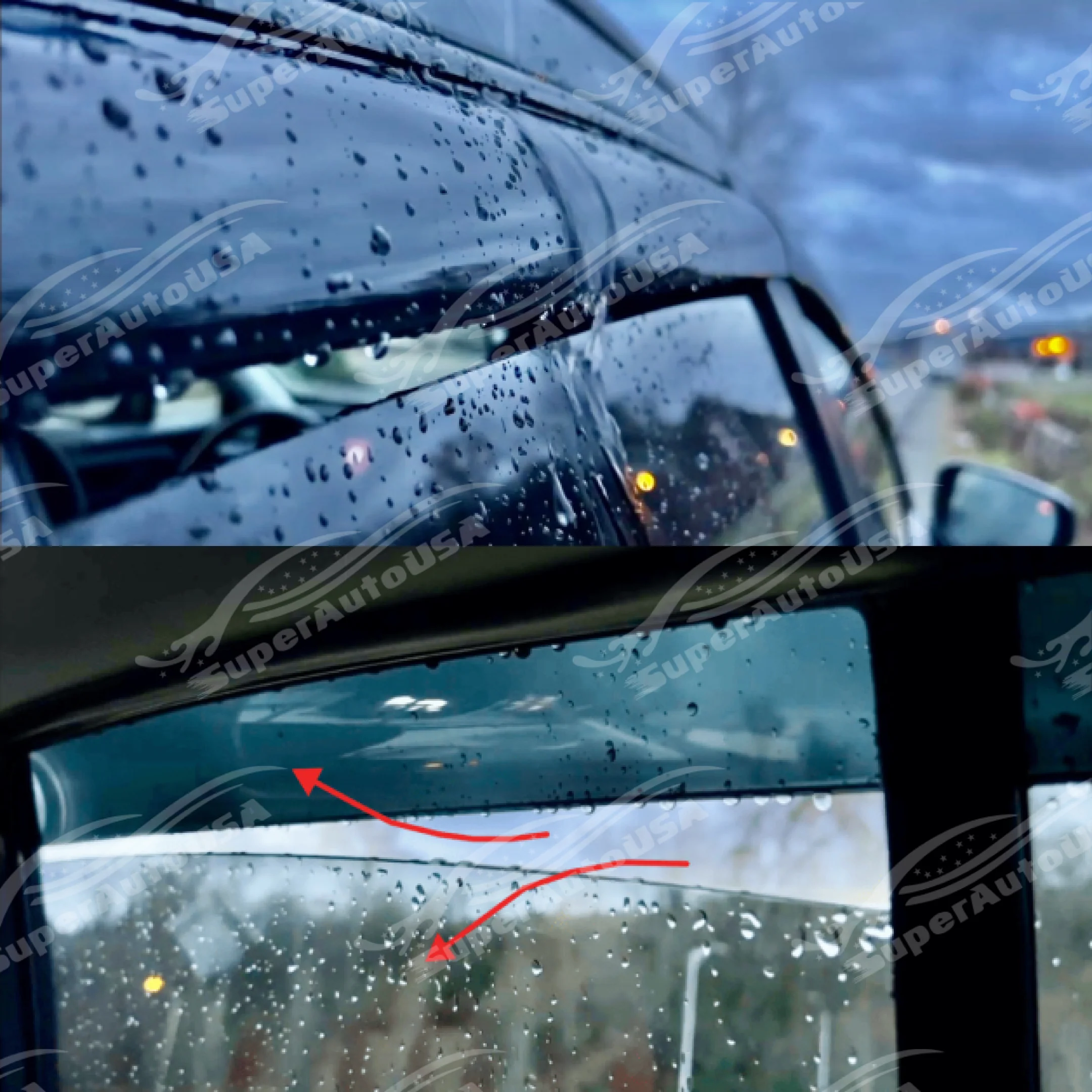 Fits 2016-2022 BMW X1 In-Channel Rain Window Visors Sun Wind Snow Guards Vent Side Deflectors - Image 11