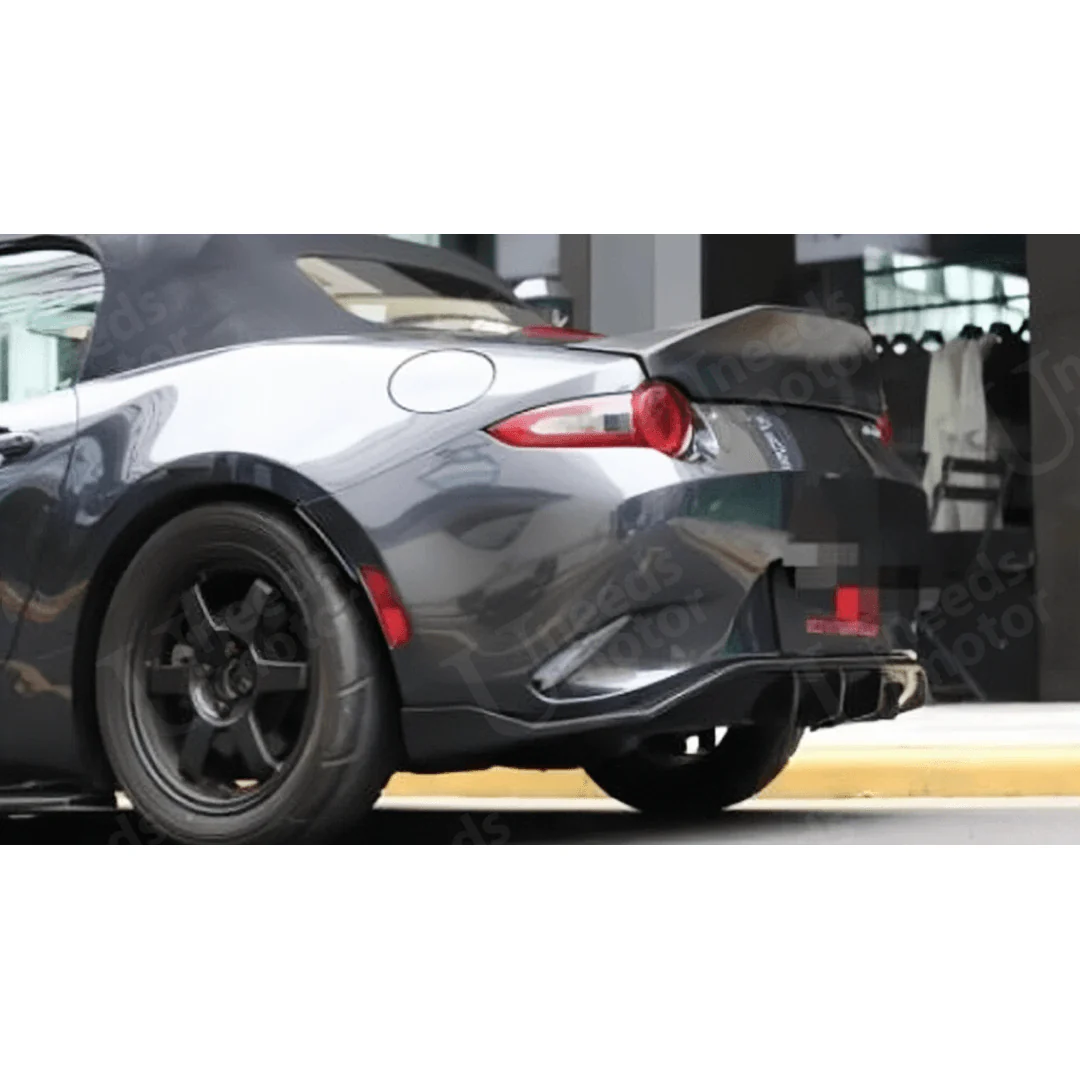 Fits 2016-2024 Mazda MX-5 Miata PU JDM GT Style Rear Bumper Diffuser - Image 3