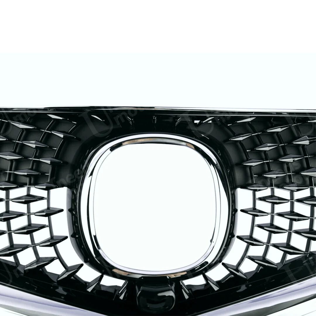 Fits 2017-2020 Acura MDX Chrome Trim Front Bumper Upper Grill/Grille Assembly - Image 5